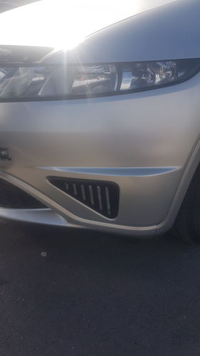 Customer photo review of Honda Civic Fog Light Armour (2006 to 2011 Hatchback)