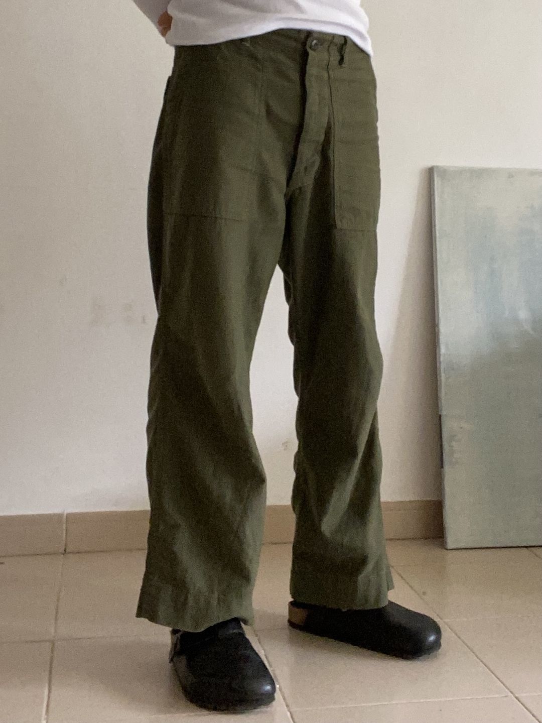 Customer photo review of Vietnam War OG-107 Fatigue Utility Pants