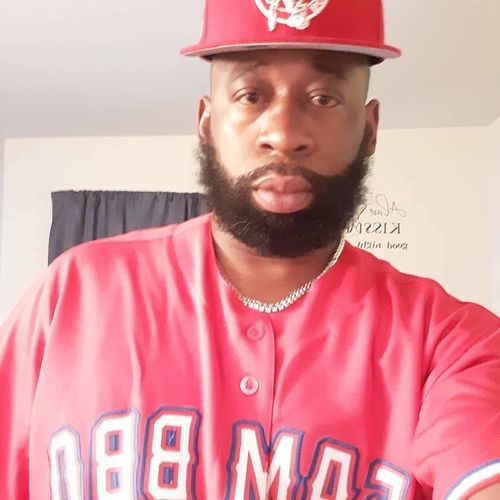 Customer photo review of Custom White Red-Navy Baseball Jersey