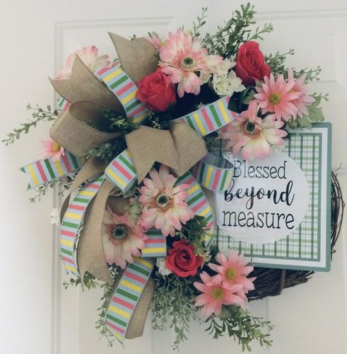 Customer photo review of Blessed Grapevine Wreath Kit WK-017
