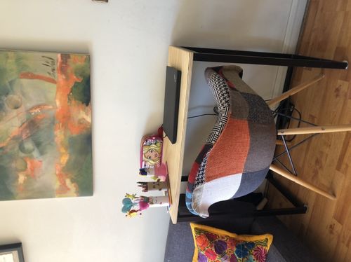 Customer photo review of Escritorio barato MIMA 80 x 40 Negro