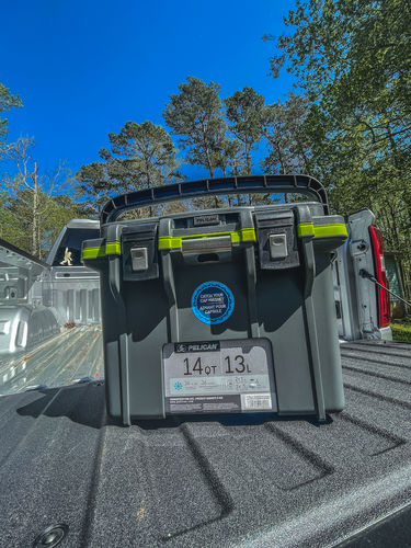 Customer photo review of Pelican™ 14QT Personal Cooler & Dry Box