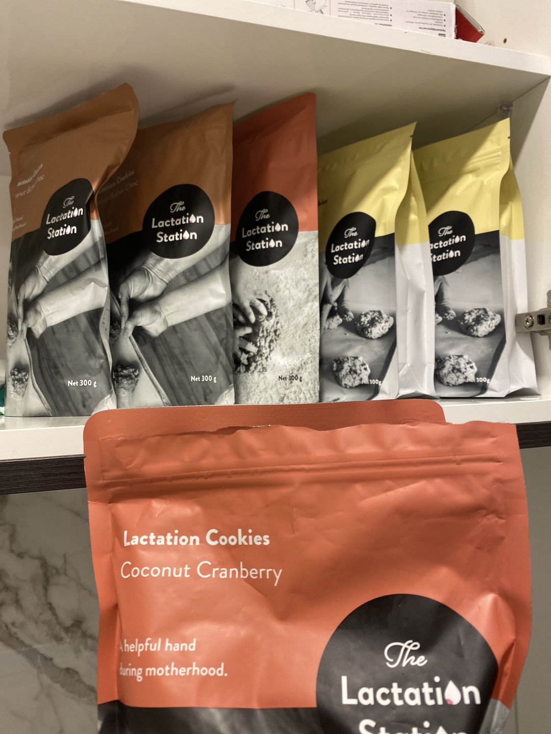 Customer photo review of Peanut Butter Choc Lactation Cookies