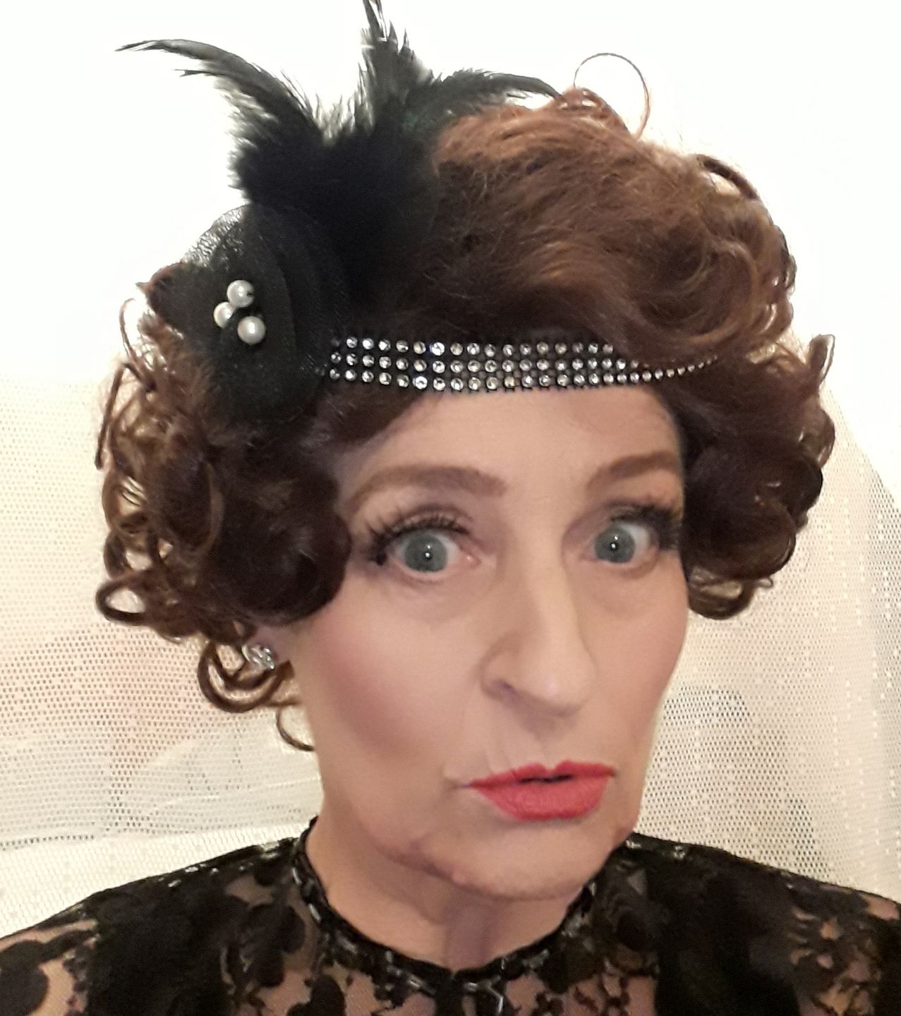 Customer photo review of 20s Flirty Flapper Wig