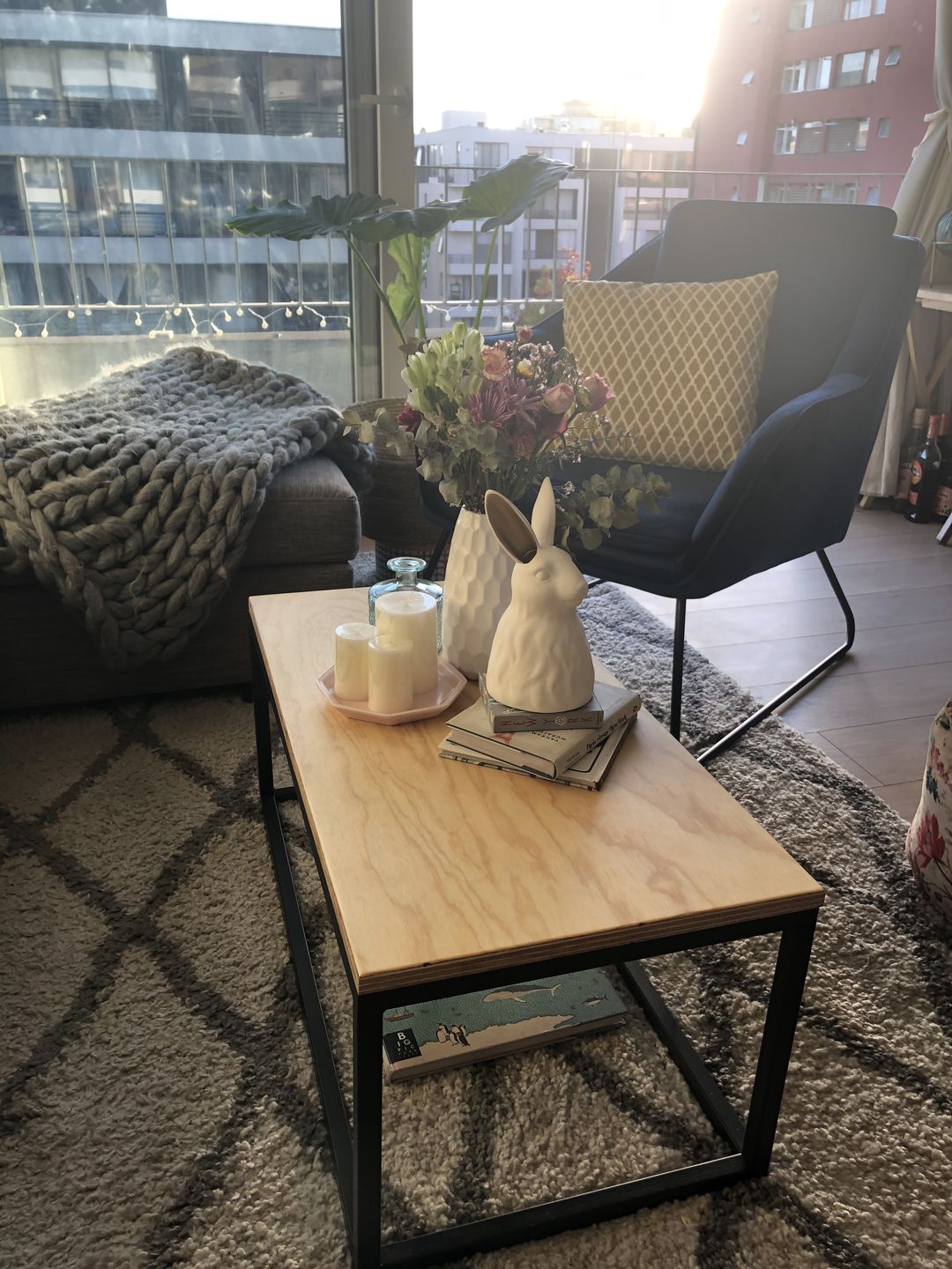 Customer photo review of Mesa de Centro MIMA Rectangular NEGRA