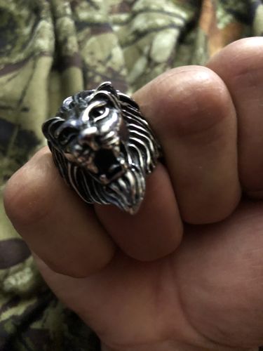 Customer photo review of LION HEAD RING