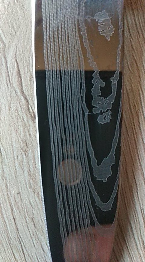 Customer photo review of Imperial Collection — Japanese High-Carbon Steel Knife Set with Damascus Pattern