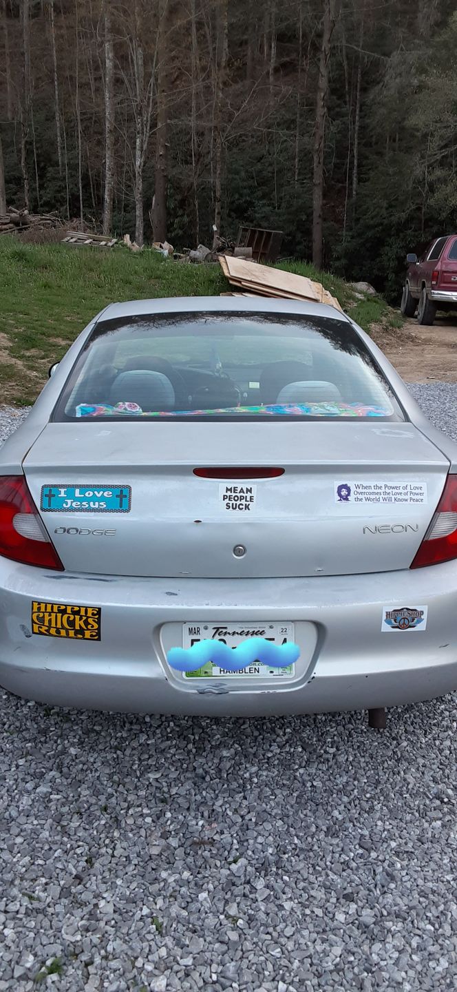 Customer photo review of Jimi Hendrix Power of Love Bumper Sticker