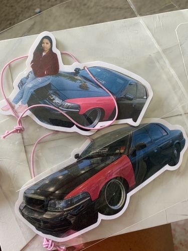 Customer photo review of Two Custom Air Fresheners
