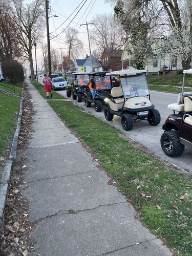 Customer photo review of EZGO Oversize Drive Belt for GX390/Clone Engine Swaps