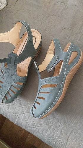 Customer photo review of Kafa™ Summer Comfort Wedge Sandals