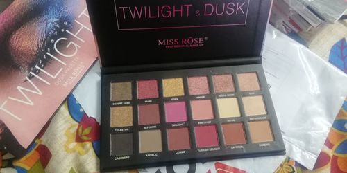 Customer photo review of Miss Rose TWILIGHT DUSK PALETTE