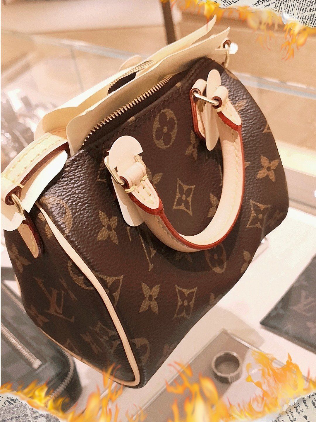 Customer photo review of 【ルイヴィトン】《 入手困難★ 》ナノスピーディ ショルダー