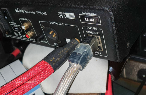 Customer photo review of SOtM dCBL-CAT7 - High Performance Ethernet Cable