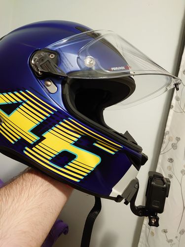 Customer photo review of AGV Corsa R/Pista GP RR Camera Mount