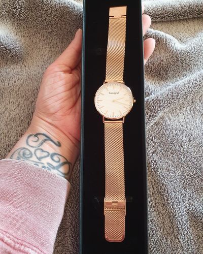 Customer photo review of Shell Dreams Edition Rosé Gold