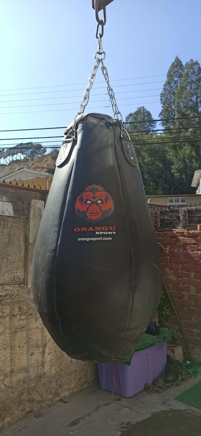 Customer photo review of Saco de Boxeo Pera XL