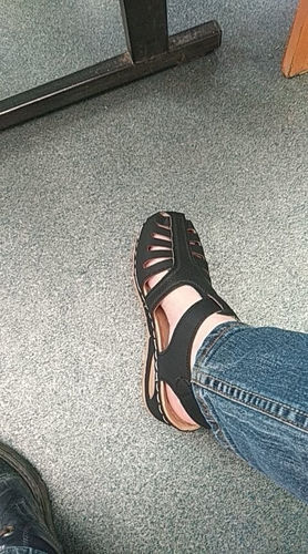 Customer photo review of Kafa™ Summer Comfort Wedge Sandals