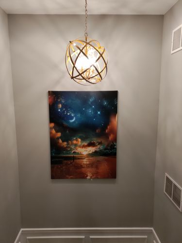 Customer photo review of Beach by Starlight Canvas Set