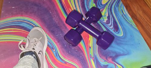 Customer photo review of Mat de Entrenamiento ORX Psicodelic