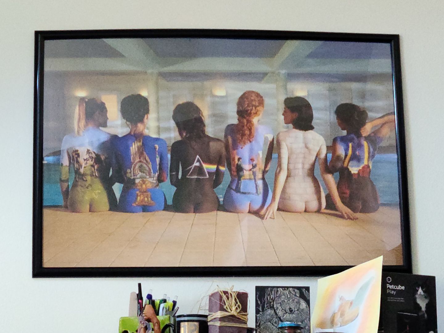 Customer photo review of Pink Floyd Catalog on Backs Poster