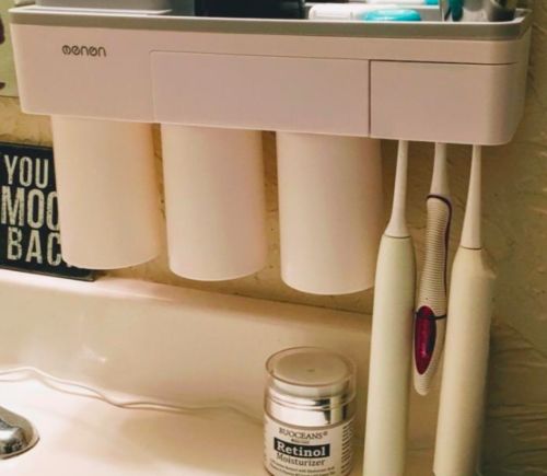 Customer photo review of Multi-Functional Toothbrush Holder