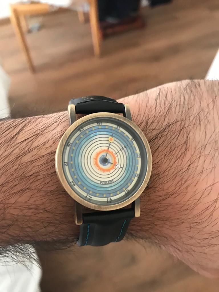 Customer photo review of Reloj Análogo Philosophers Guild Sistema de Ptolomeo 33mm