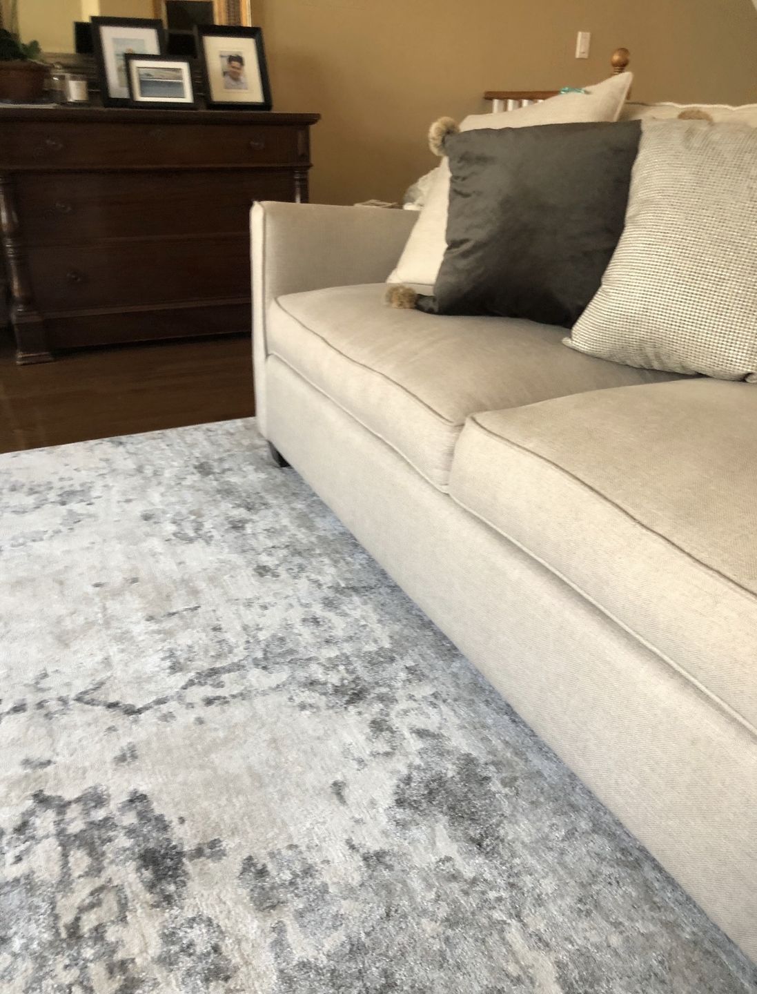 Customer photo review of Altostratus Cloud Rug
