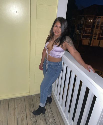 Customer photo review of Hollow out lace up top