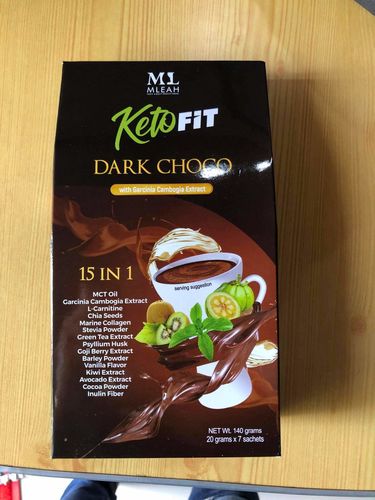 Customer photo review of KETOFIT 15 IN 1 DARK CHOCO