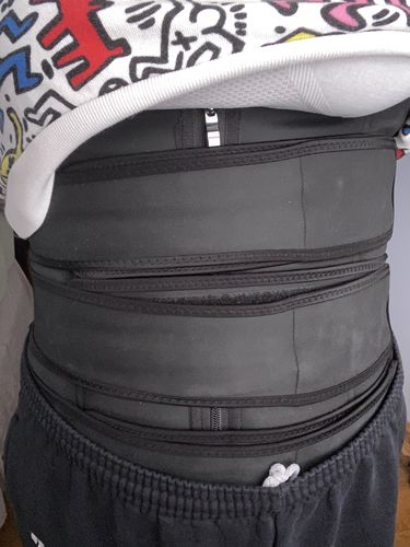 Customer photo review of Lux Latex Vest - Triple Belt