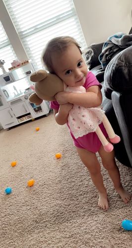 Customer photo review of Leyadoll Soft Plush Personalized Leya Doll, My First Baby Doll