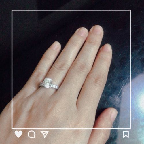 Customer photo review of 2ct Naxos Engagement Ring