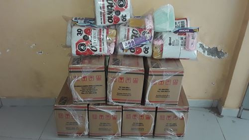 Customer photo review of Cesta Básica Econômica Kit