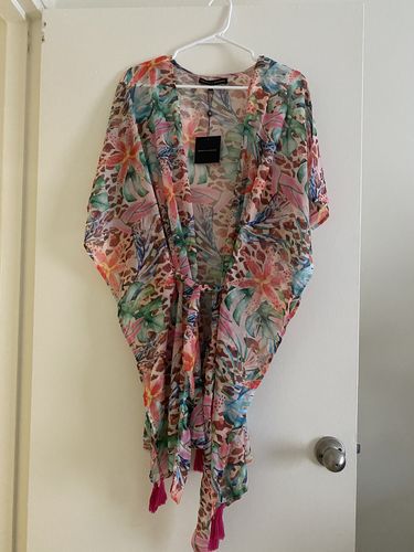 Customer photo review of Beach Bliss Kimono Cover Up
