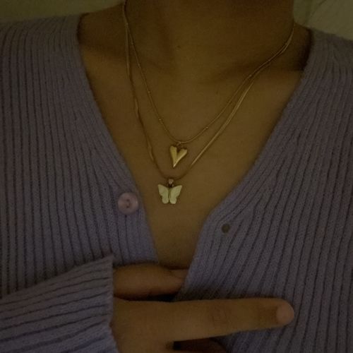 Customer photo review of Manasa necklace (length selection)