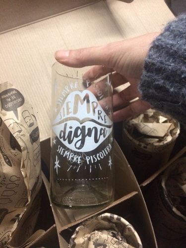 Customer photo review of Piscoleras Juego de 6 Vasos