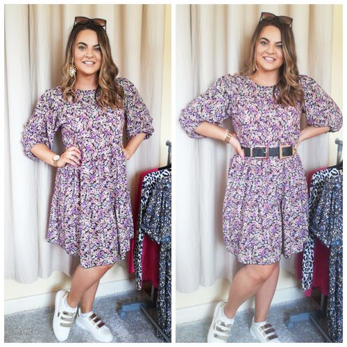 Customer photo review of Lisi Lavender Smock Dress
