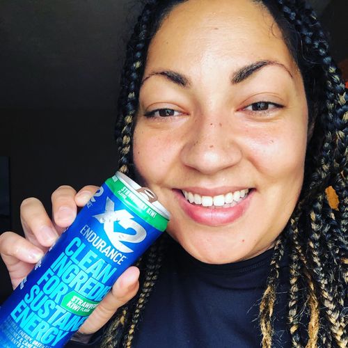 Customer photo review of X2 ENDURANCE™ Natural Energy Drink - Strawberry Kiwi