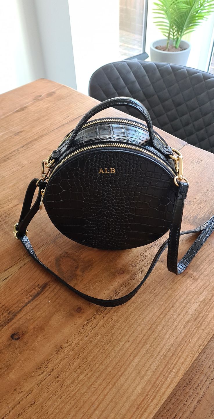 Customer photo review of The Rosie Circle Croc Bag