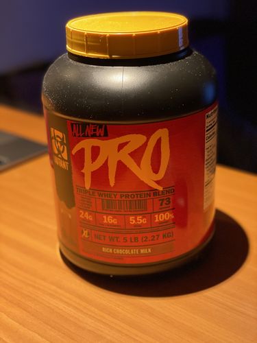Customer photo review of Mutant Pro Proteina 5 Lb