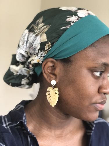 Customer photo review of Locs & Natural Hair Satin Durag Bonnets