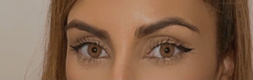 Customer photo review of SL70 Brown Contact Lenses(12 months wear)