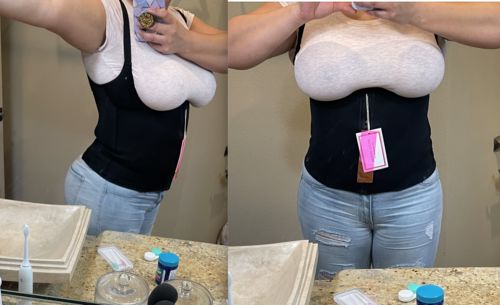 Customer photo review of Neoprene Waist Trainer Vest