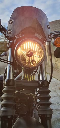 Customer photo review of Bulle Dart modèle Piranha Harley-Davidson Sportster XL883 et 1200 sauf C