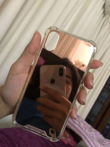 Customer photo review of Mirror reflective surface iphone case