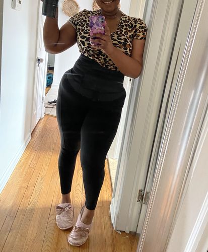 Customer photo review of Lux Latex Vest - Double Belt