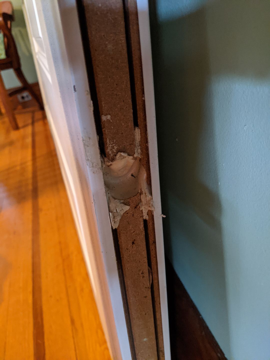 Customer photo review of 32" Universal Steel Entry Door Slab (6 Panel Style)