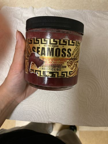 Customer photo review of Sea Moss Gel - Electric Dragon Blend