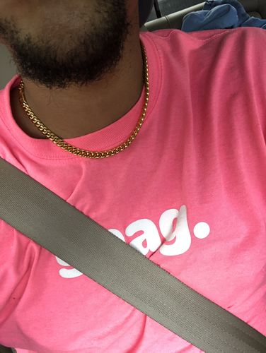 Customer photo review of Signature Gold Cuban (8mm)